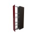 Coloana 30  Zebra Wenge /  MDF  Rosu simplu